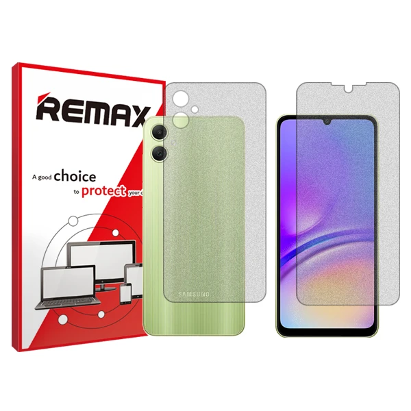 محافظ صفحه نمایش مات ریمکس مدل HyMTT مناسب برای گوشی موبایل سامسونگ Galaxy A05  به همراه محافظ پشت گوشی