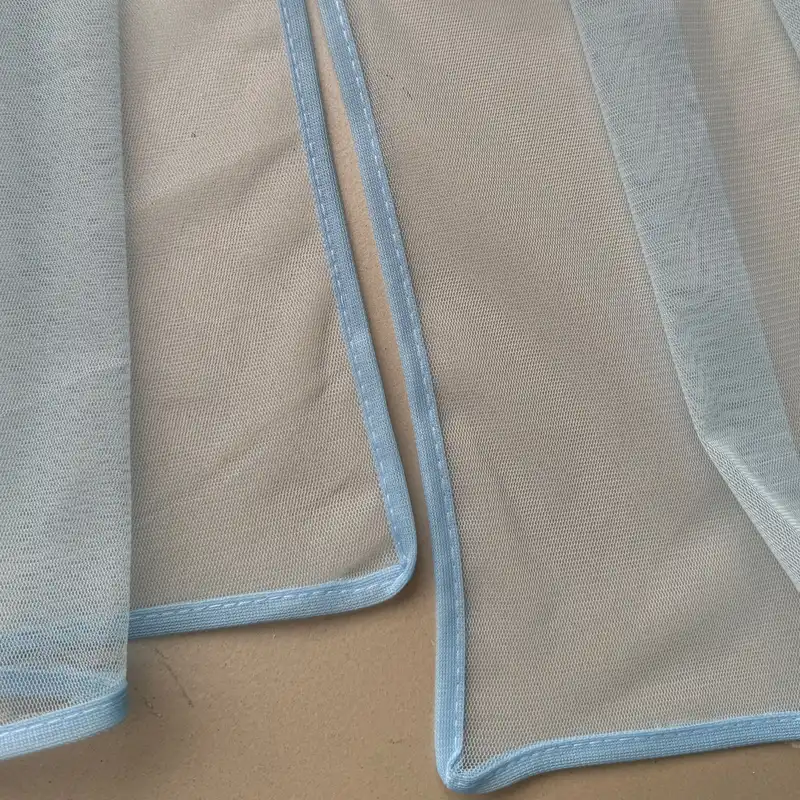 شال زنانه مدل ساده توری مهمانی دور نوار دوزی شده تابستانی کد 7