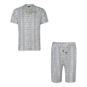 ست پولوشرت و شلوارک مردانه مدل لوزی مراکشی کد L-D