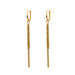 گوشواره طلا 18 عیار زنانه مدل خودکاری E021