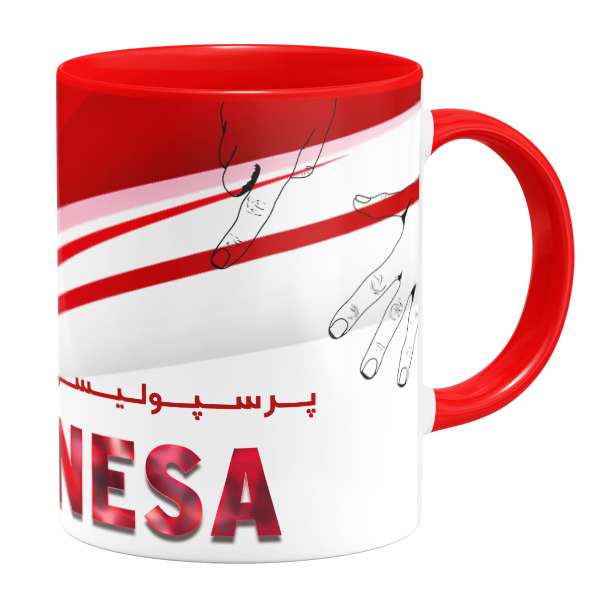 ماگ گالری وبفر مدل پرسپولیسی ام طرح نسا
