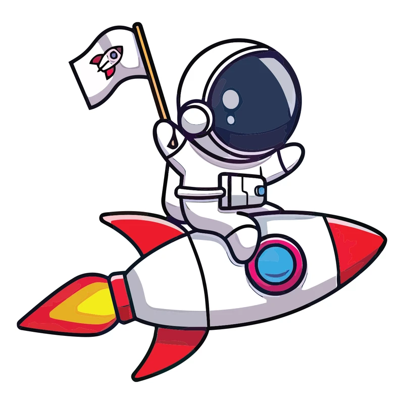 استیکر لپ تاپ پویا مارکت طرح به سوی فضا کد 3657