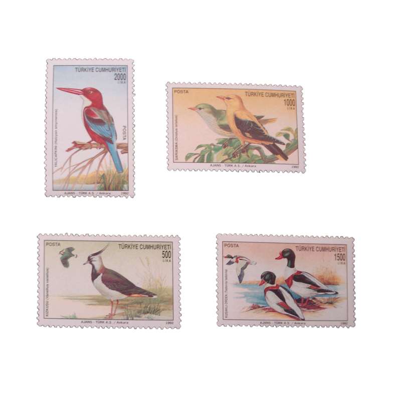 تمبر یادگاری مدل پرنده کد DS1533 مجموعه چهار عددی