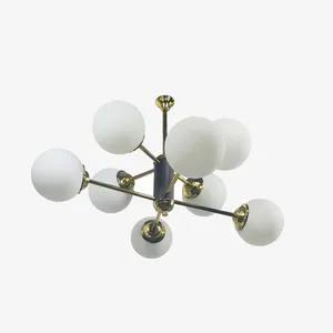 لوستر هشت شعله مدل مولکولی کهکشانی