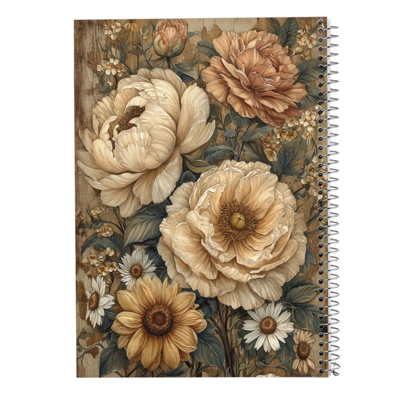 دفتر لیست خرید 50 برگ مدوپد مدل گل کد DF13296