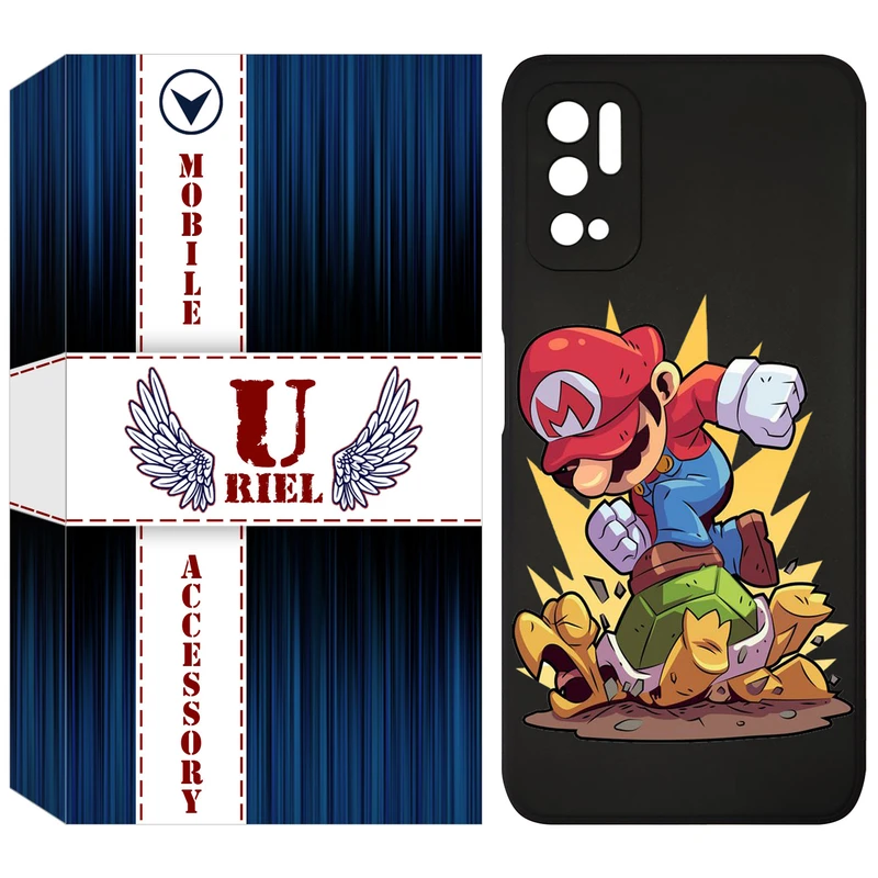 کاور یوریل مدل KSH کد 64 طرح ماریو مناسب برای گوشی موبایل شیائومی Poco M3 Pro / Redmi Note 10 5G / Redmi Note 11 SE