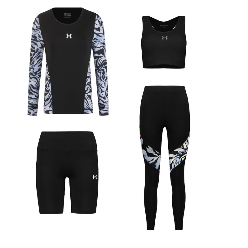 ست چهار تکه لباس ورزشی زنانه مدل 1801-1401-75-69