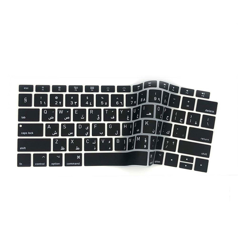 محافظ كيبورد با حروف فارسی مدل A1932 مناسب برای لپ تاپ اپل MacBook New Air 2019