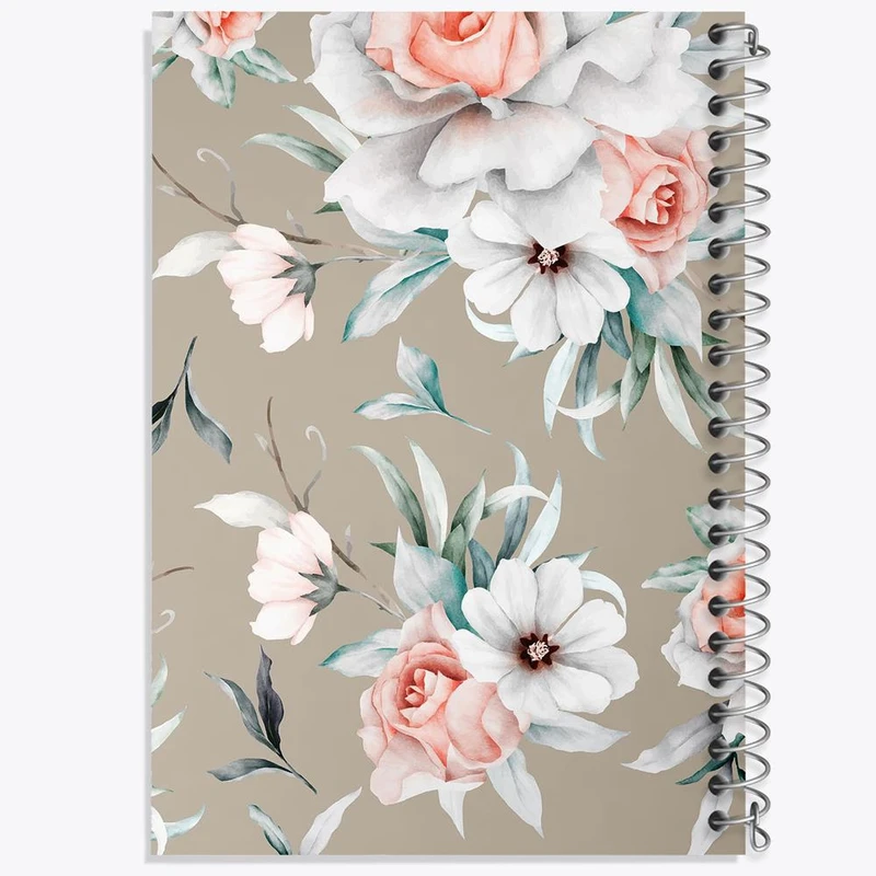 دفتر نت موسیقی 50 برگ خندالو مدل گل گلی کد 28996