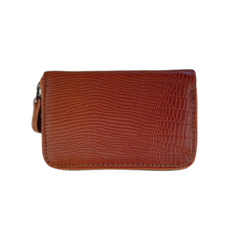 جاکارتی مدل آکاردئونی چرم طبیعی لزار کد Sch-Lz1