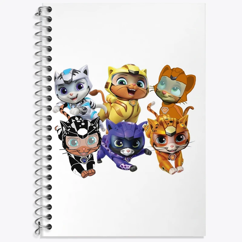 دفتر لغت 50 برگ خندالو طرح سگ های نگهبان ملاقات با گربه ها کد F2060