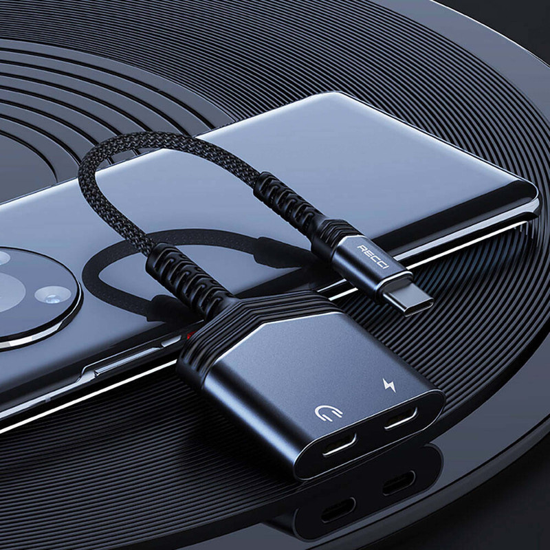 مبدل 1 به 2 USB-C رسی مدل RDS-A20