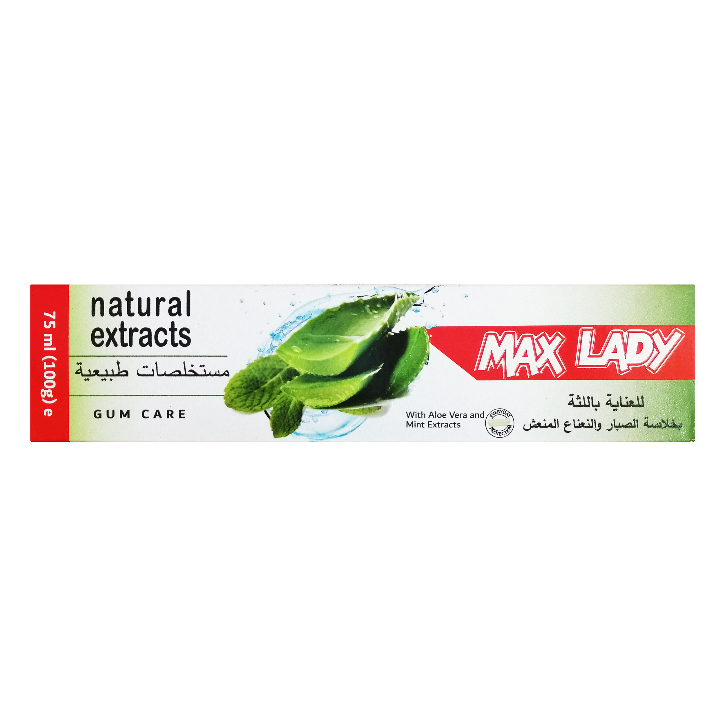 خمیر دندان مکس لیدی مدل Wait Aloe Vera& Mint حجم 100 میلی لیتر