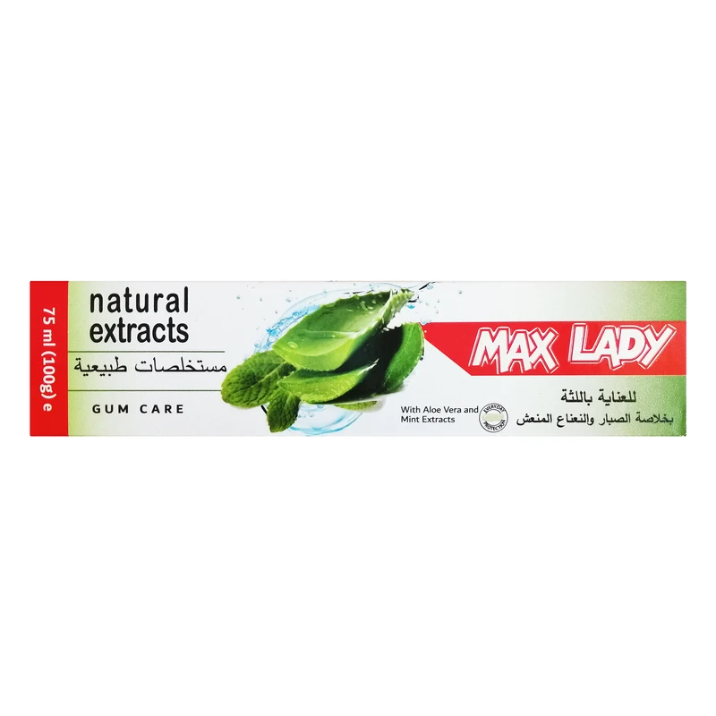 خمیر دندان مکس لیدی مدل Wait Aloe Vera&amp; Mint حجم 100 میلی لیتر