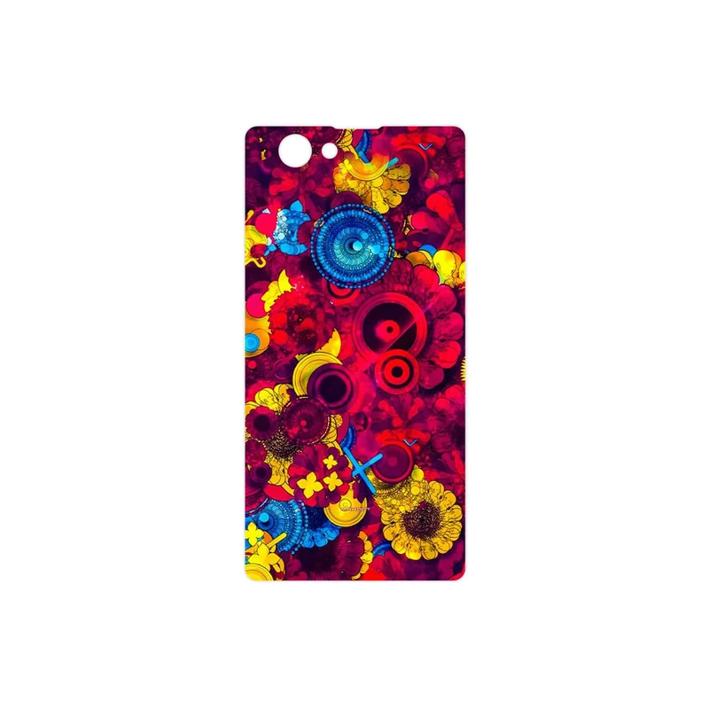 برچسب پوششی ماهوت مدل Vector Flower Garden Digital Art مناسب برای گوشی موبایل سونی Xperia Z1 Compact