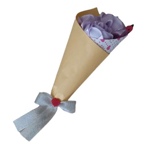 دسته گل مصنوعی طرح رز سه شاخه کد 5053