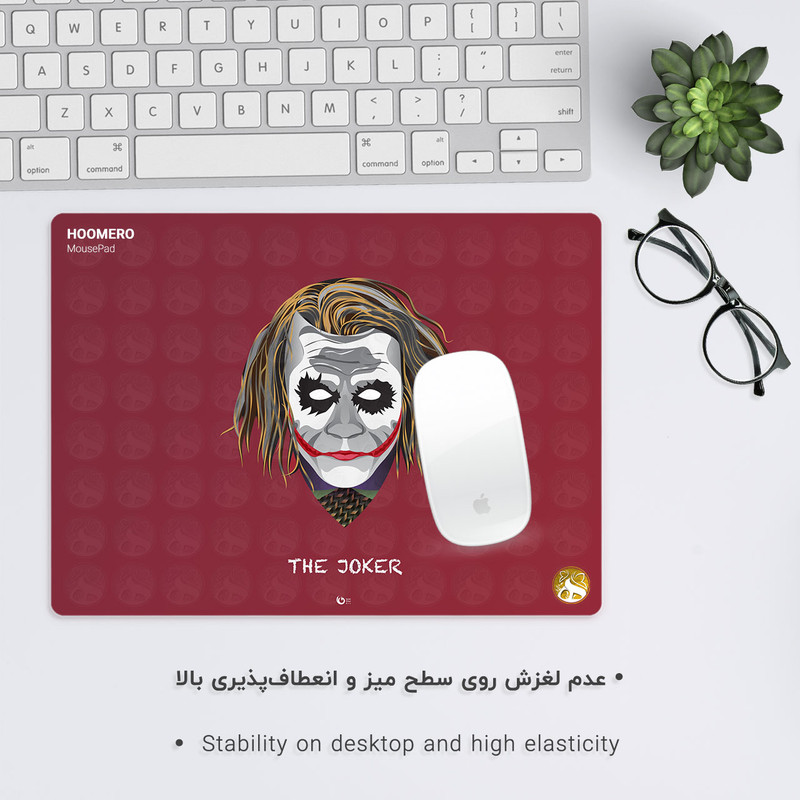 ماوس پد هومرو مدل A2721 طرح جوکر 2