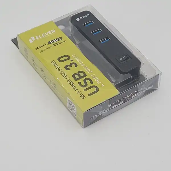 هاب 4 پورت USB 3.0 پورت ایلون مدل H302