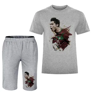 ست تی شرت و شلوارک مردانه مدل رونالدو A242