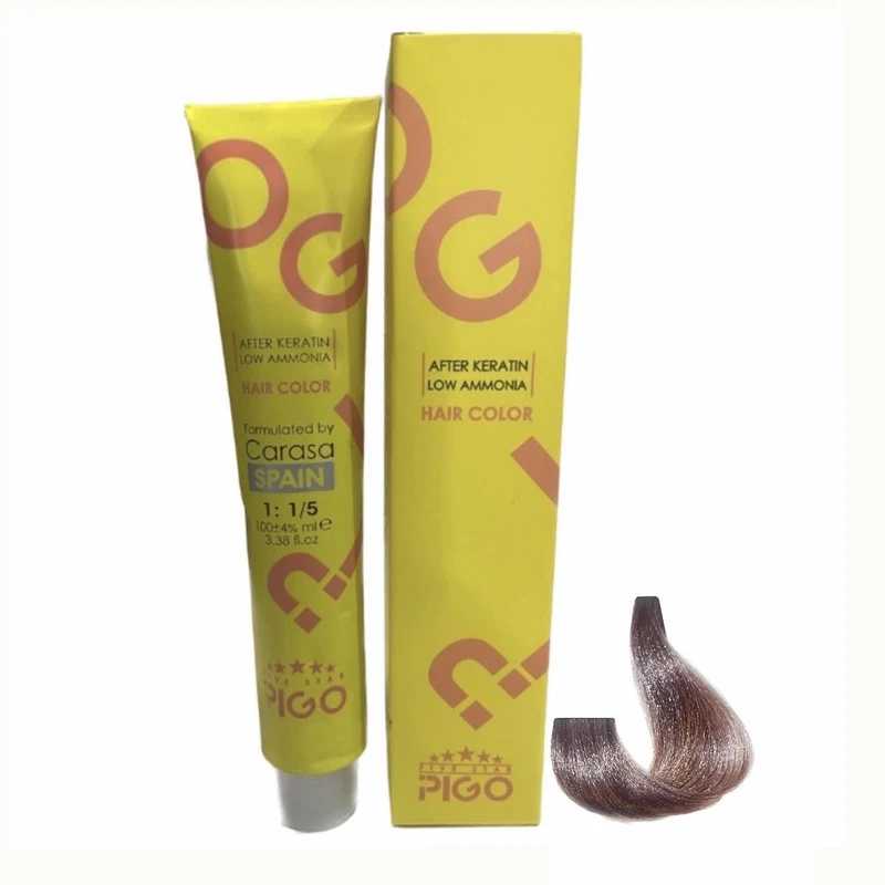 رنگ مو پیگو  شماره 9.3 حجم 100 میلی لیتر رنگ بلوند زیتونی خیلی روشن 