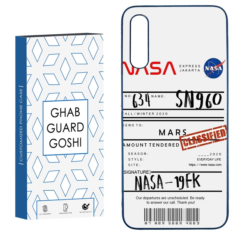 کاور قاب گارد گوشی طرح ناسا کد TPU-192 مناسب برای گوشی موبایل سامسونگ  Galaxy A50 / A50s / A30s