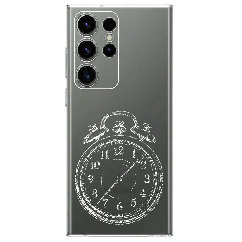 کاور مگافون طرح ساعت مدل C64-W مناسب برای گوشی موبایل سامسونگ Galaxy S24 Ultra   