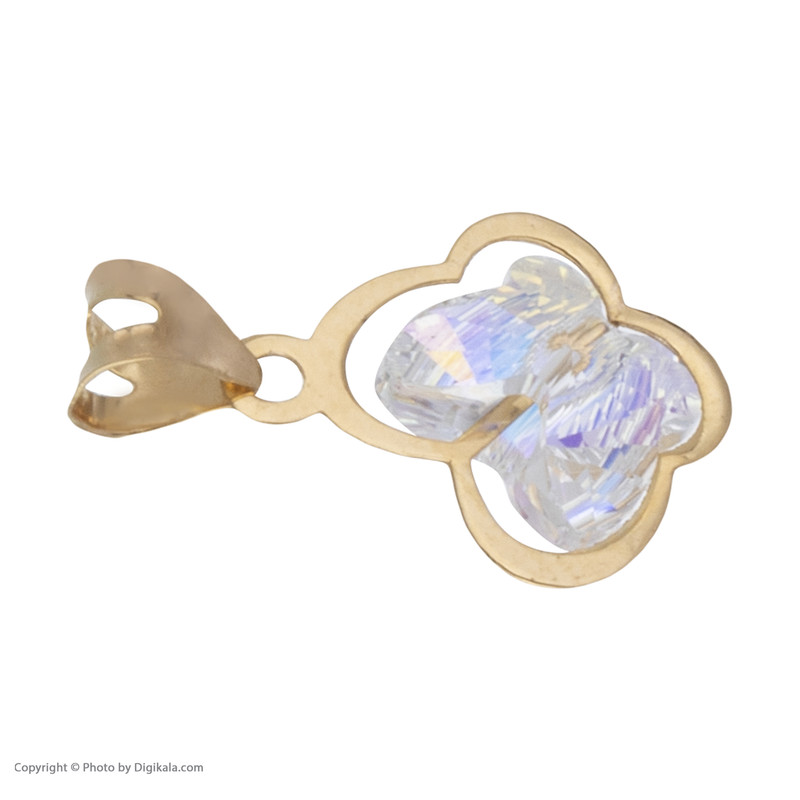 آویز گردنبند طلا 18 عیار زنانه مایا ماهک مدل MM1030 پروانه سواروسکی آویز گردنبند طلا 18 عیار زنانه مایا ماهک مدل MM1030 پروانه سواروسکی