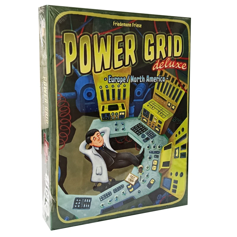 بازی فکری مدل Power Grid Deluxe مناسب سن بالای 14 سال