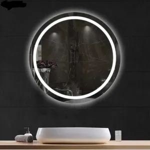 آینه سرویس بهداشتی مدل بک لایت لمسی دایره قطر 60 سانتی متر