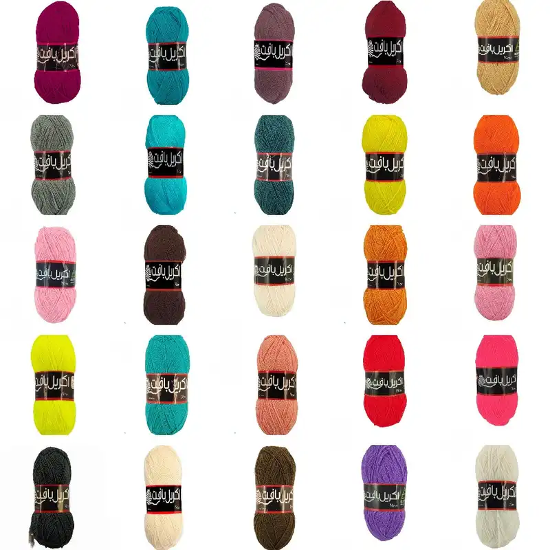 کاموا اکریل بافت کد 100