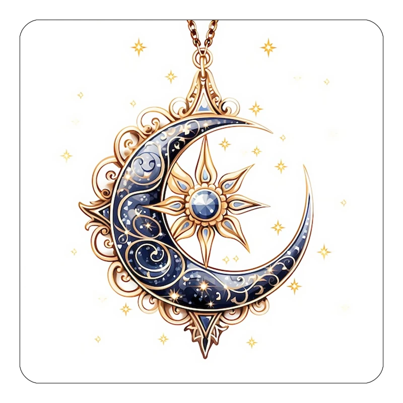 مگنت کاکتی طرح ماه و ستاره مدل mp55032