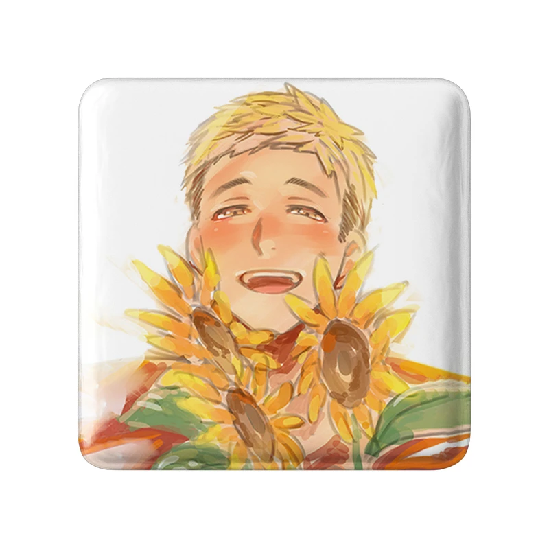 پیکسل خندالو طرح لایوس انیمه خوشمزه در سیاه چال مدل مربعی کد 35953