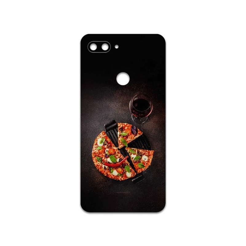 برچسب پوششی ماهوت مدل Pizza مناسب برای گوشی موبایل شیائومی Mi 8 Lite