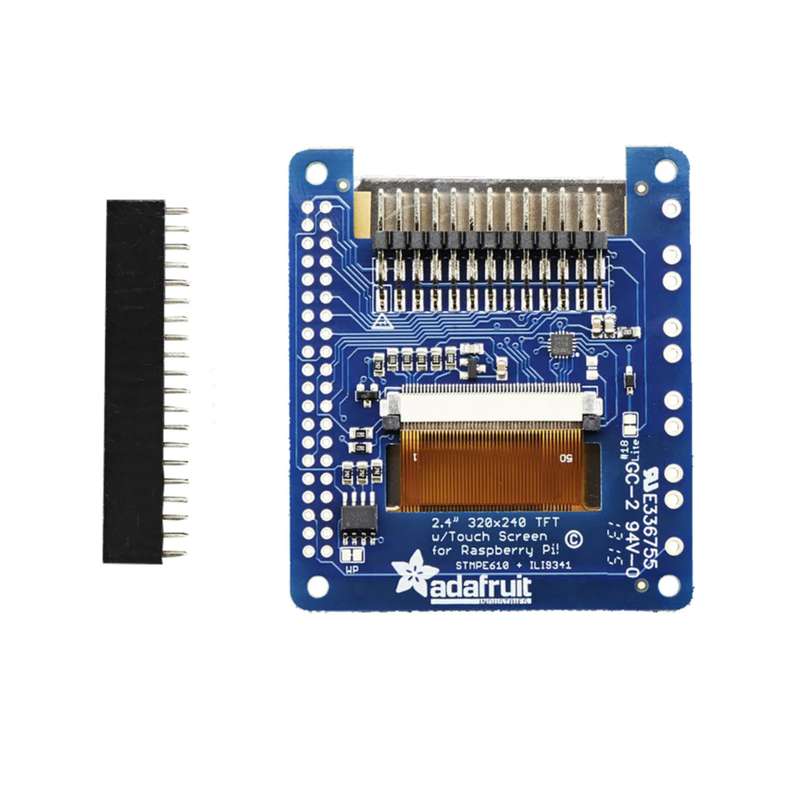 ماژول نمایشگر لمسی آدافریوت مدل PiTFT 2.4inch HAT مجموعه 2 عددی