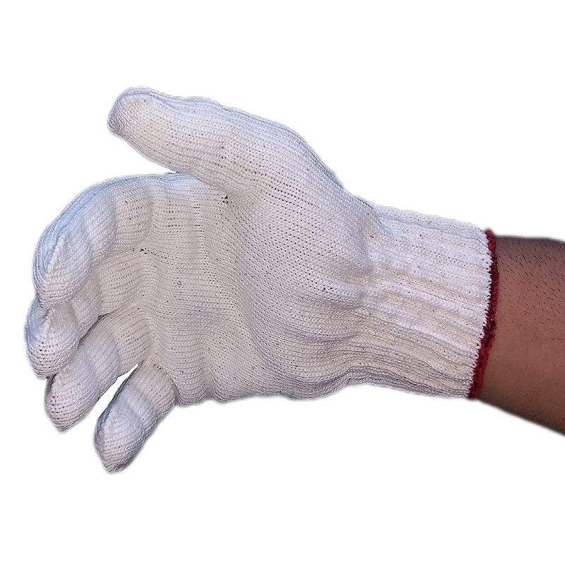 دستکش کار مدل نخ پنبه ای مجموعه 5 عددی