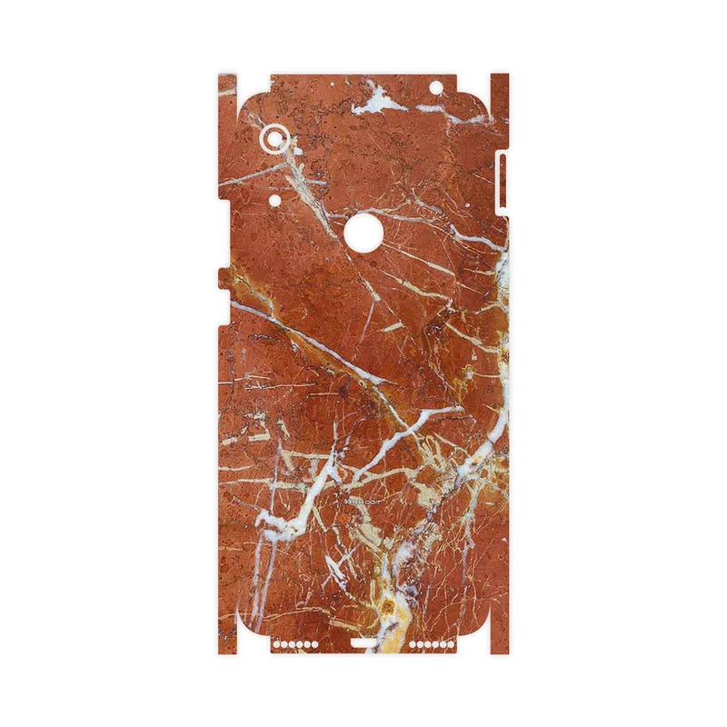 برچسب پوششی ماهوت مدل Red Marble-FullSkin مناسب برای گوشی موبایل هوآوی Y6s 2019