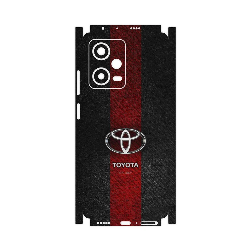 برچسب پوششی ماهوت مدل TOYOTA_Logo-FullSkin مناسب برای گوشی موبایل شیائومی Redmi Note 12 Pro 5G