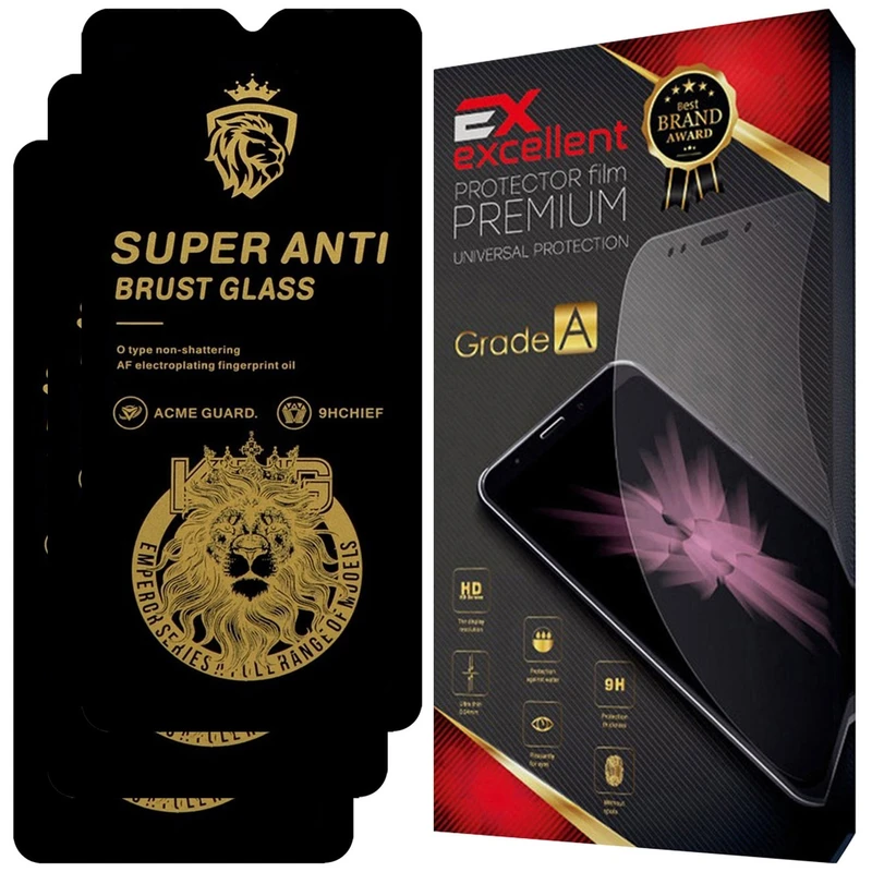 محافظ صفحه نمایش شیشه ای ایکس اکسلنت مدل XSA مناسب برای گوشی موبایل سامسونگ Galaxy A04 بسته سه عددی