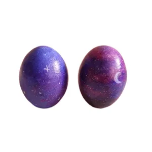 تخم مرغ تزیینی مدل گلکسی بسته 2 عددی