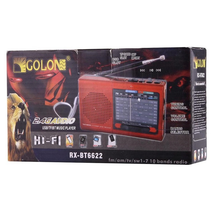 رادیو گولون مدل RX-6622BT رادیو گولون مدل RX-6622BT