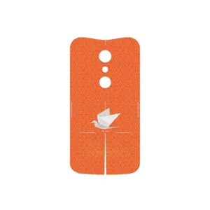 MAHOOT Minimalist origami bird Cover Sticker for Motorola Moto G 2nd gen