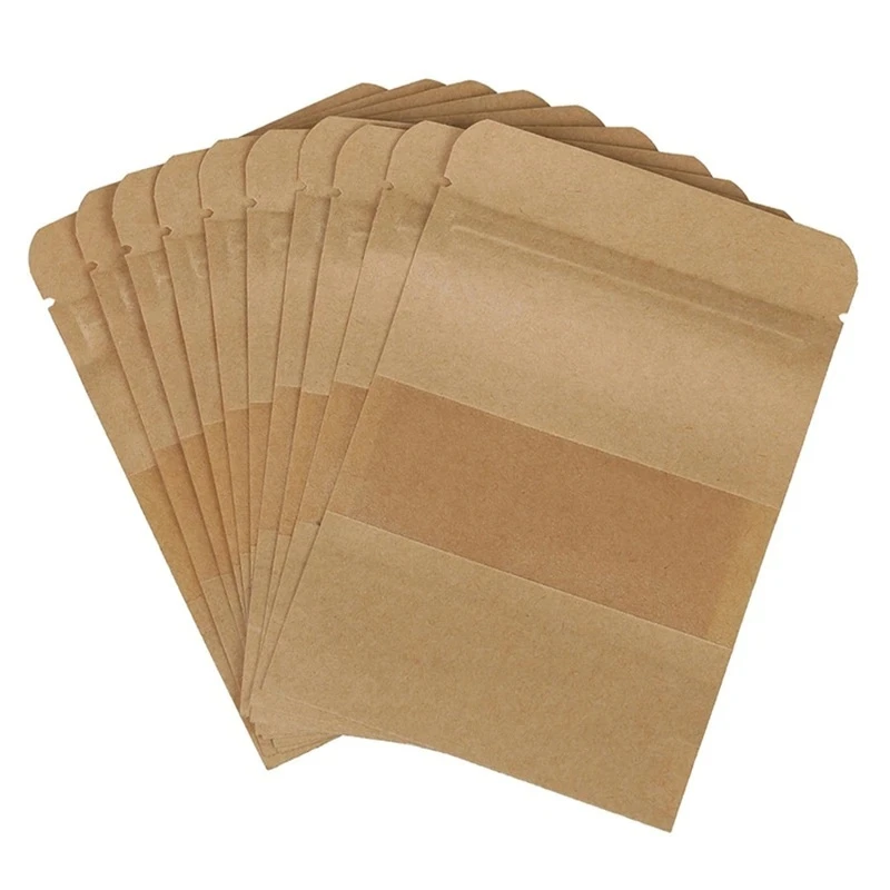 پاکت زیپ دار مدل  کرافت کد 30*20 بسته 20 عددی