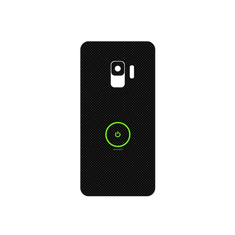 برچسب پوششی ماهوت مدل Minimal Power Button مناسب برای گوشی موبایل سامسونگ Galaxy S9