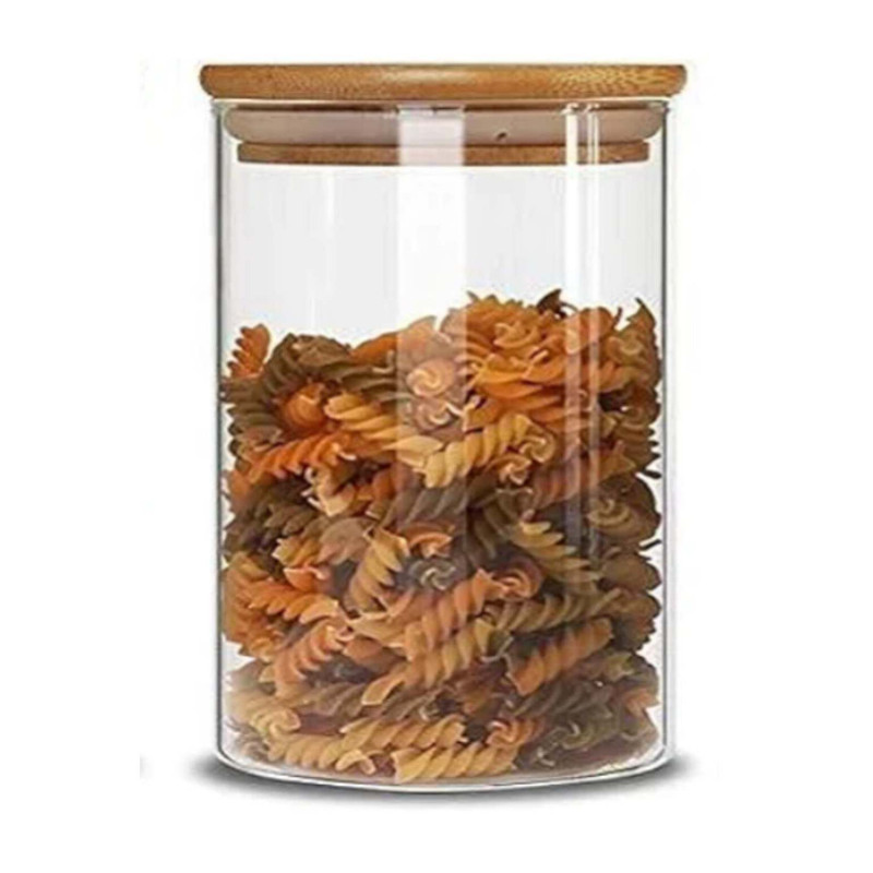 بانکه مدل درب بامبو شیشه ای کد RJ2