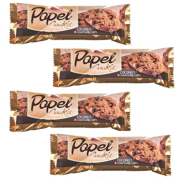 بیسکویت پاپل شیرین عسل با طعم نارگیل - 80 گرم بسته 4 عددی