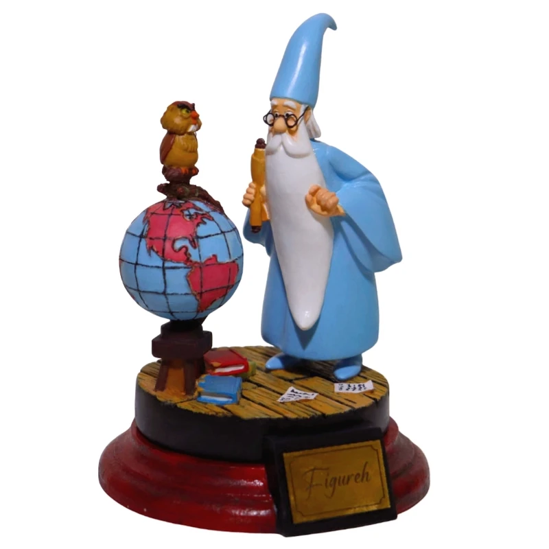 فیگور مدل مرلین شمشیر در سنگ ارتفاع 14 سانتی‌متر