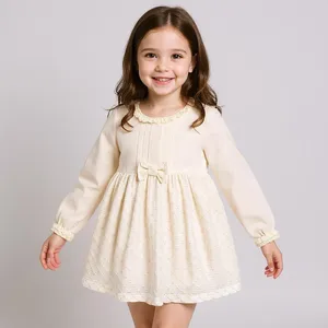 پیراهن دخترانه فیورلا مدل پرنسسی کد 35003