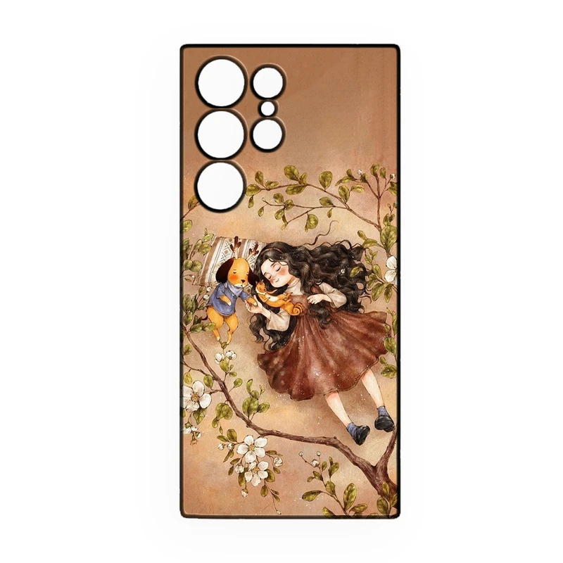 کاور طرح دخترانه کد 238 مناسب برای گوشی موبایل سامسونگ Galaxy S22 Ultra