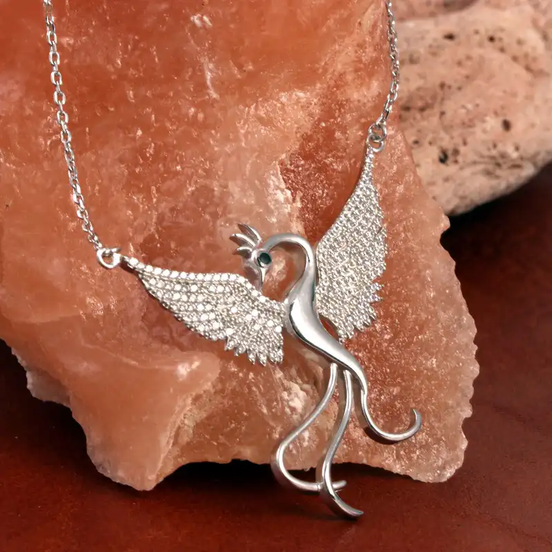 گردنبند نقره زنانه مدل AMT_M025