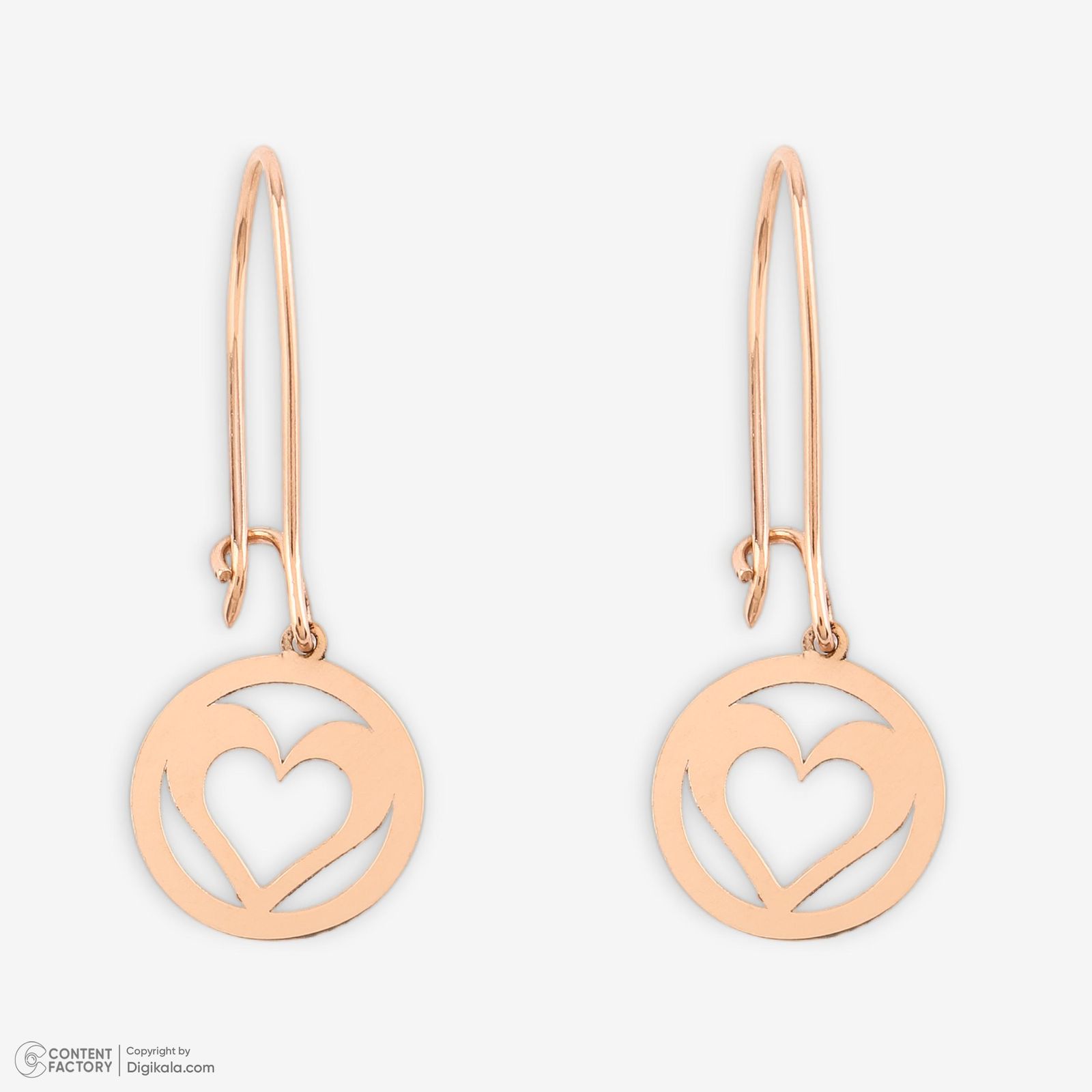 نیم ست طلا 18 عیار زنانه حافا گلد مدل nm24 -  - 4